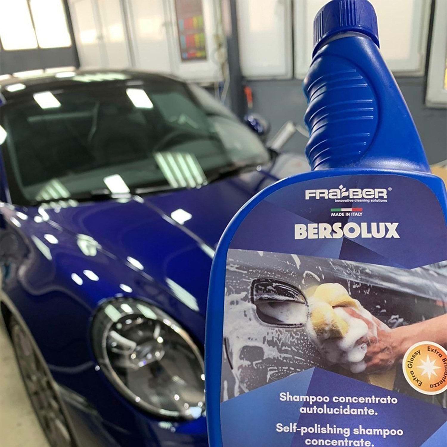 FRA-BER Bersolux Cilalı Köpüklü Manuel Araç Yıkama Şampuanı - 1000 ml