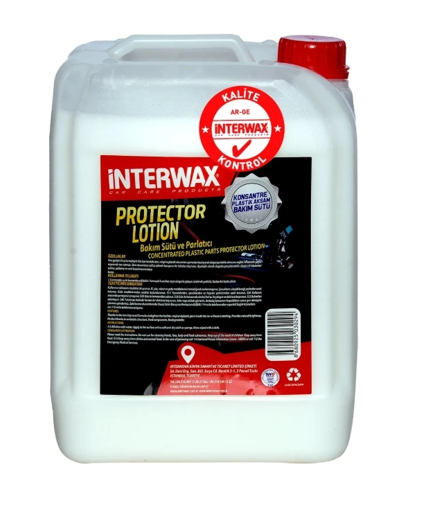 INTERWAX KONSANTRE TORPİDO PARLATICI VE BAKIM SÜTÜ 5 KG