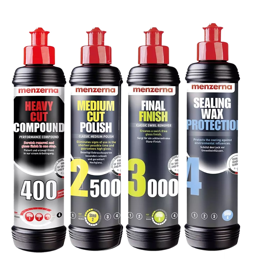 Menzerna%20400%20-%20Medium%20Cut%202500-%20Final%20Finish%203000-Sealingwax%20250%20ml%20Set