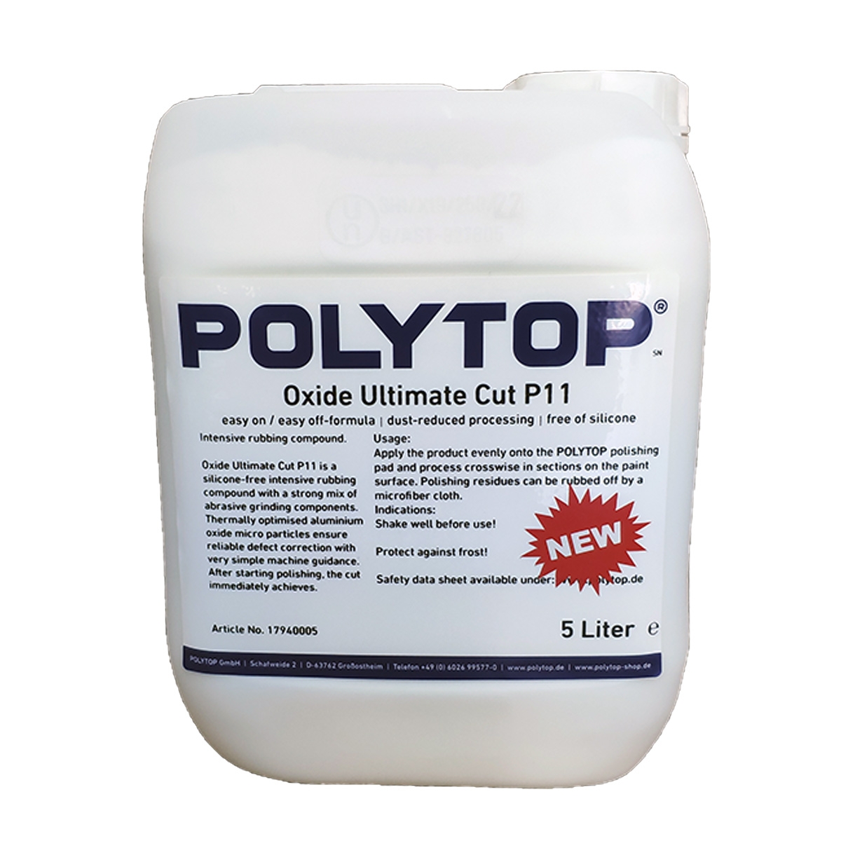 Polytop Oxide P11 Ultimate Cut Kalın Pasta 5lt