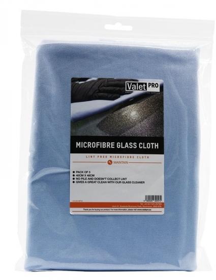 Valet Pro Microfibre Glass Cloth Cam Bezi 3lü 40x48cm