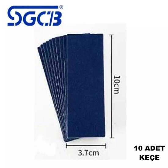 SGCB Ragle Keçesi 10 Cm 10 Adet PPF - Folyo - Cam Filmi Çekme Aparatı Çekçek