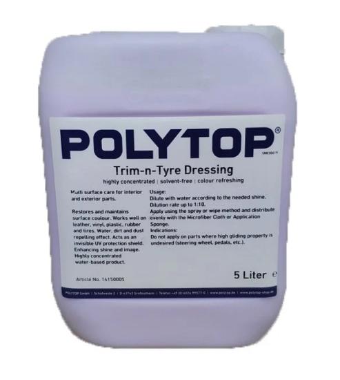 Polytop Trim & Tyre Dressing Motor Trim Koruyucu Ve Parlatıcı 5lt