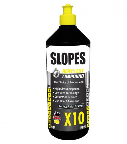 Slopes X10 Agresif Çizik Giderici Pasta 1lt